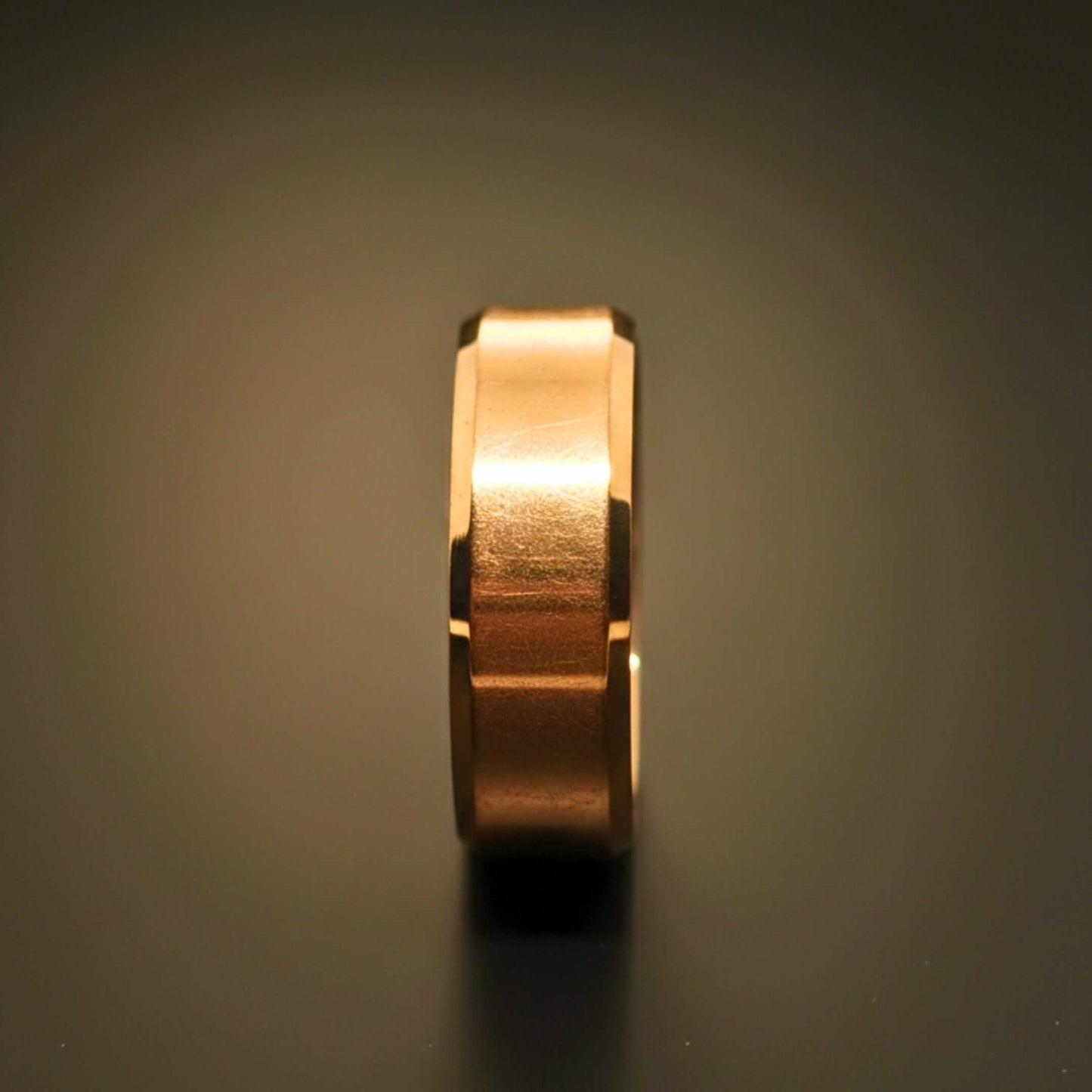 AZURE CORE - ROSE GOLD - Pure Stainless Steel Men’s Ring for Men & Boys (Size : 17-23-28) — Rings for Men | THE MEN THING