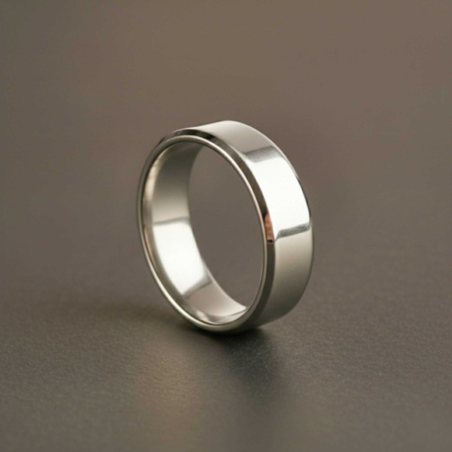AZURE CORE - STEEL - Pure Stainless Steel Men’s Ring for Men & Boys (Size : 17-23-29) - THE MEN THING