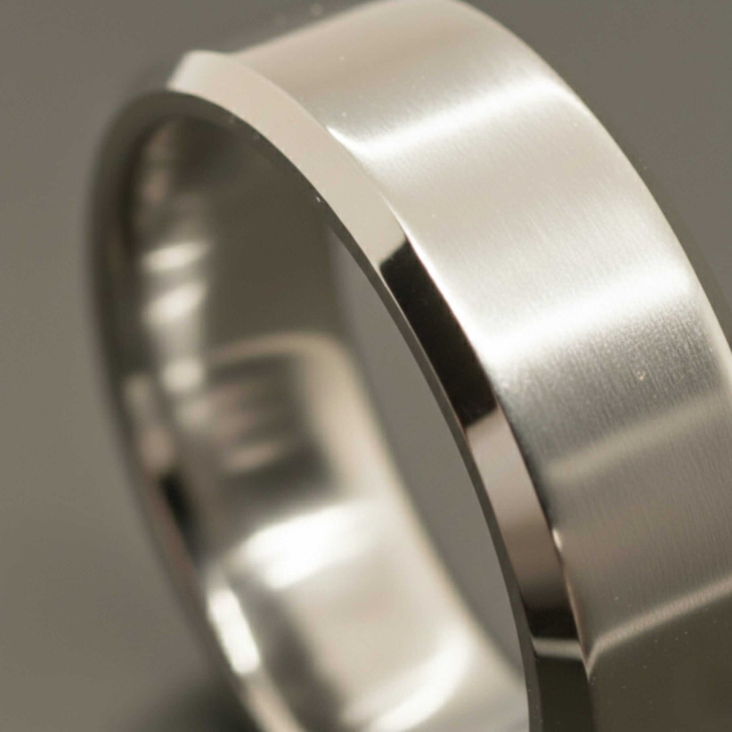 AZURE CORE - STEEL - Pure Stainless Steel Men’s Ring for Men & Boys (Size : 17-23-29) - THE MEN THING