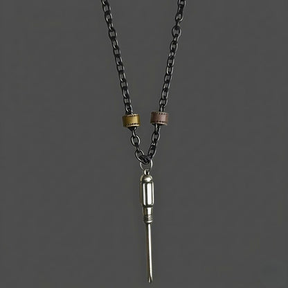BITBOLT CORE - Pure Titanium Steel Pendant with 23inch Chain for Men & Boys - THE MEN THING