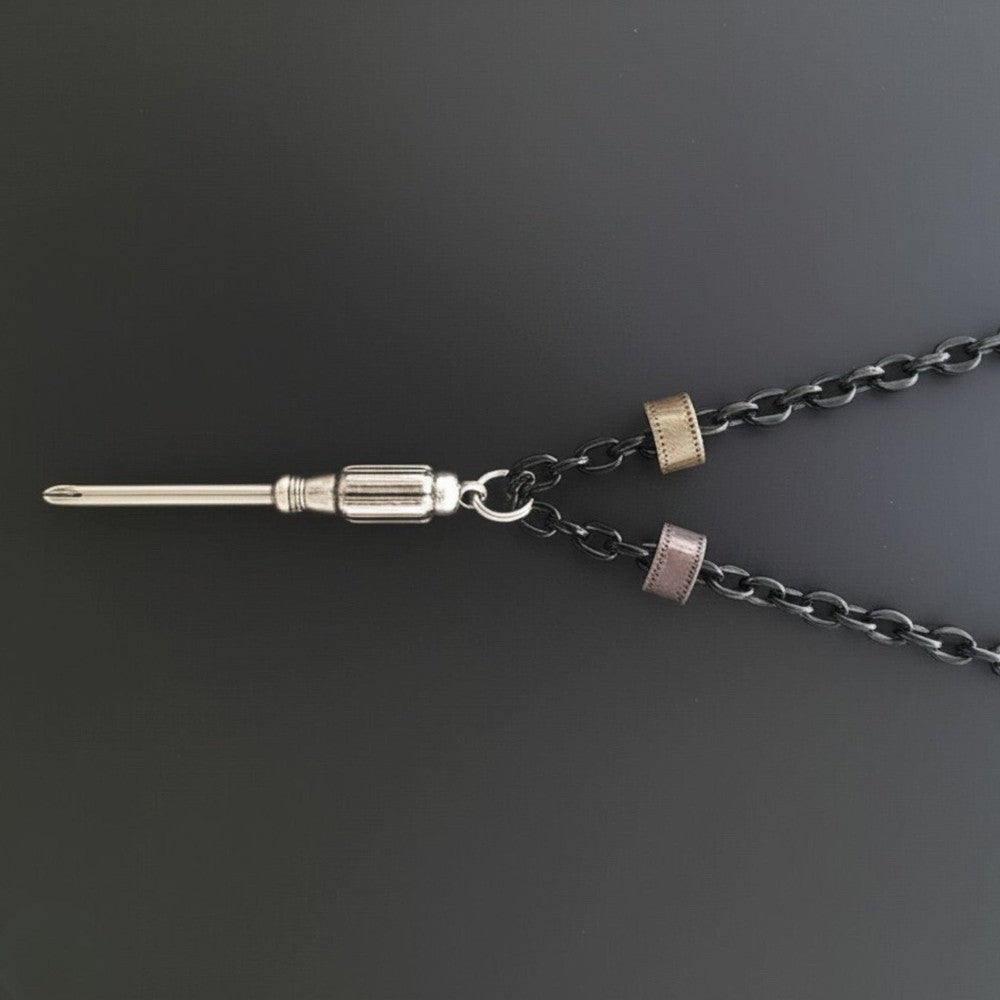 BITBOLT CORE - Pure Titanium Steel Pendant with 23inch Chain for Men & Boys - THE MEN THING