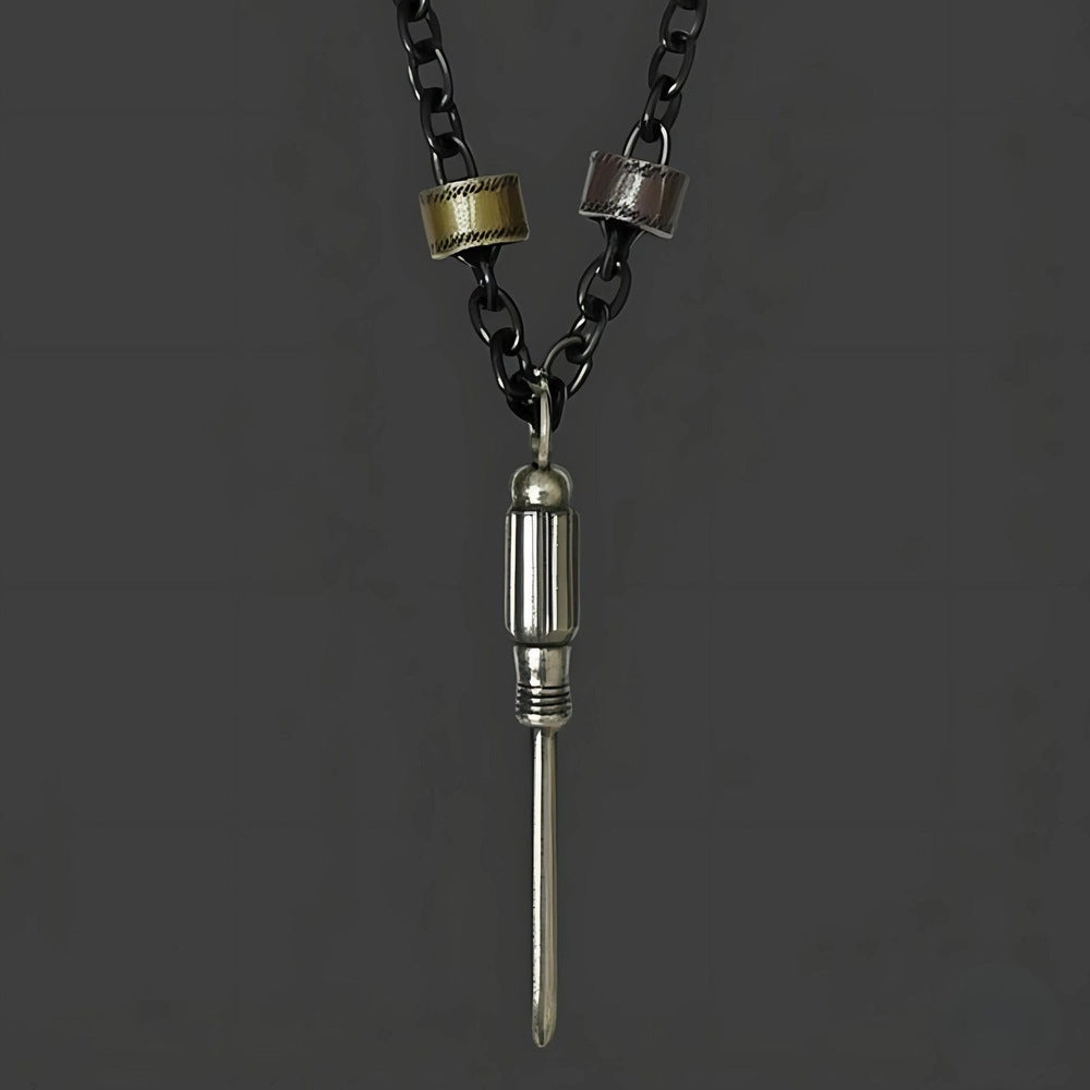 BITBOLT CORE - Pure Titanium Steel Pendant with 23inch Chain for Men & Boys - THE MEN THING