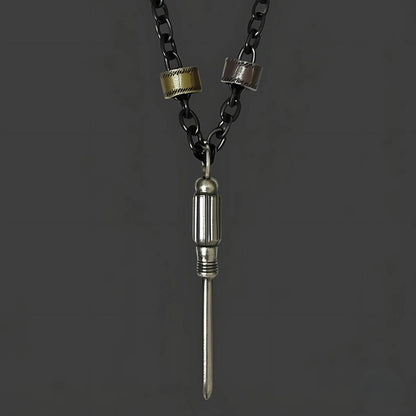 BITBOLT CORE - Pure Titanium Steel Pendant with 23inch Chain for Men & Boys - THE MEN THING