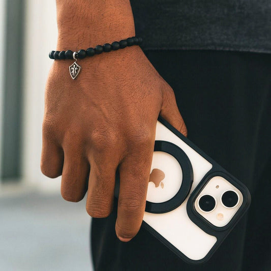 BLACK CITADEL - Pure Titanium Steel Pendant with Hand Wrist Phone Straps Keychain for Men & Boy "10"inch - THE MEN THING