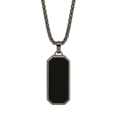 BLACK HAWK CREST - Pure Stainless Steel 23inch Round box 4mm Chain for Men, European trending Style for Men & Boy — SS Pendant/ Necklace for Men | THE MEN THING