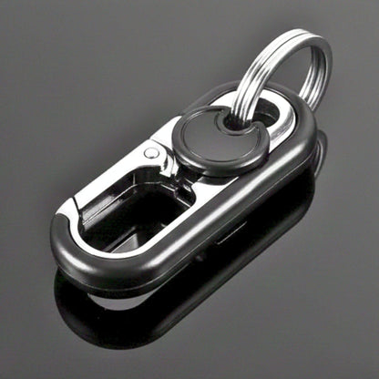 BLAZE CLIP BLACK - Stainless Steel Keychain for Men & Boy - THE MEN THING