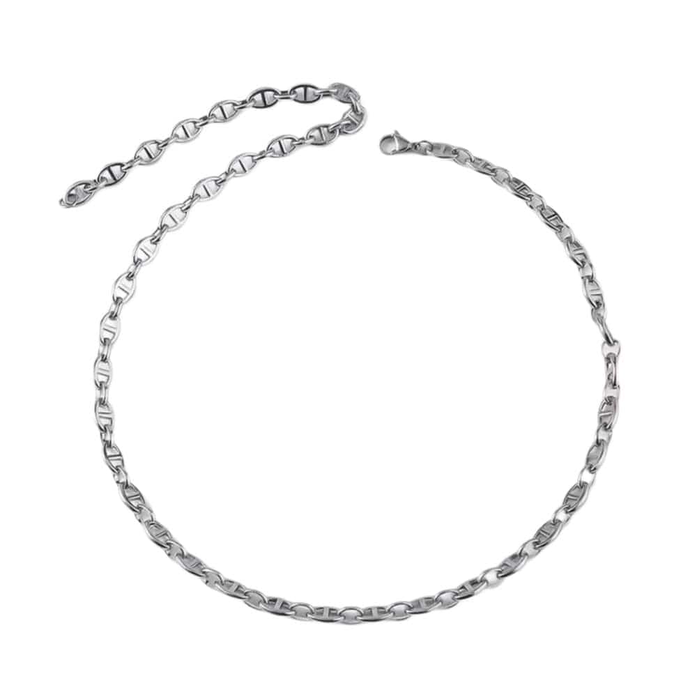 CAELION - 8mm Chain Pure Stainless Steel 23inch for Men & Boys - THE MEN THING