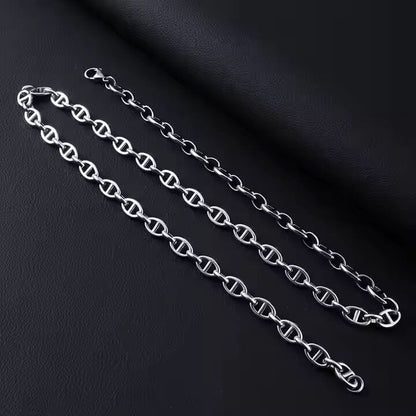 CAELION - 8mm Chain Pure Stainless Steel 23inch for Men & Boys - THE MEN THING