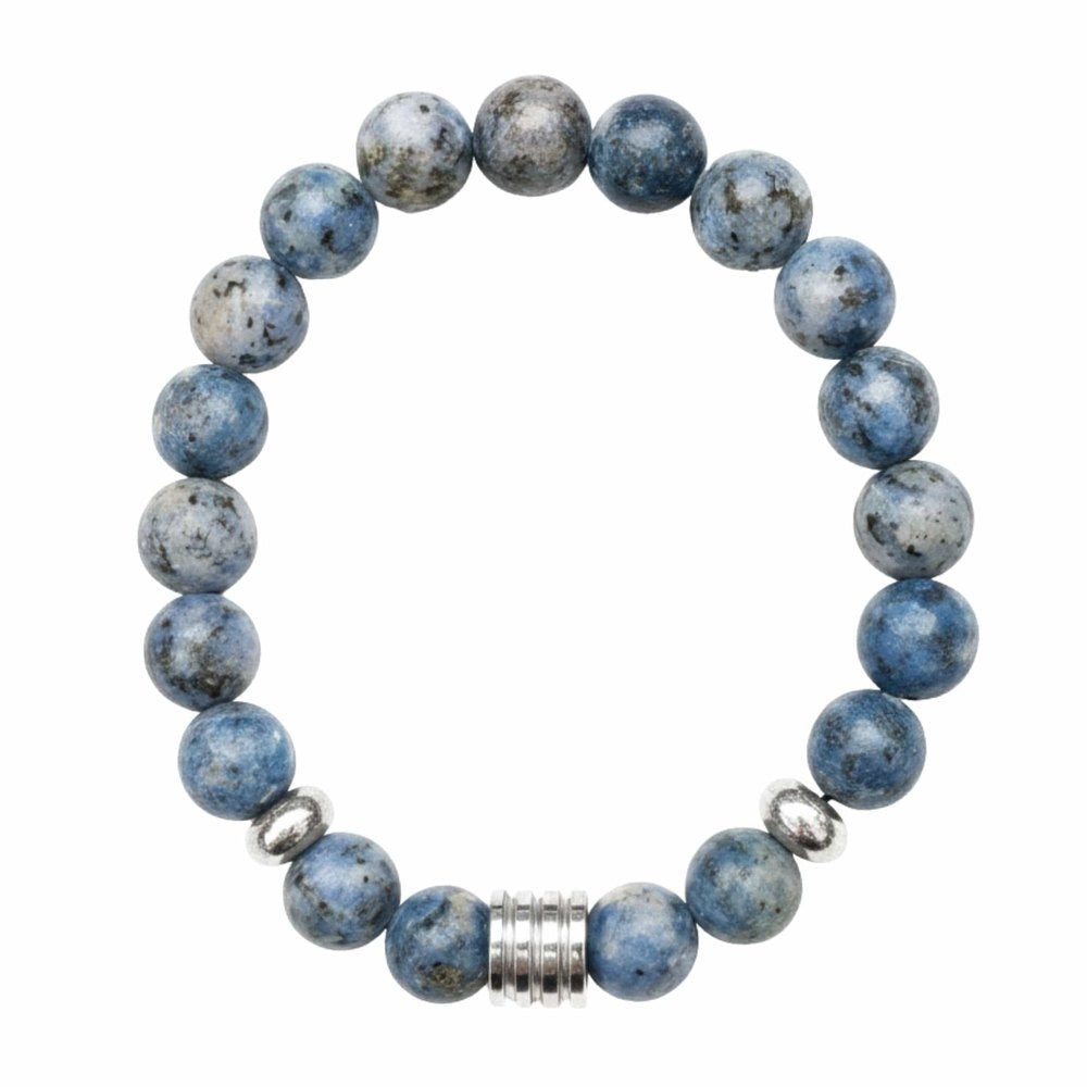 CAELORA - 10mm Beads Bracelet with Natural Stone - Adjustable Bracelet - THE MEN THING