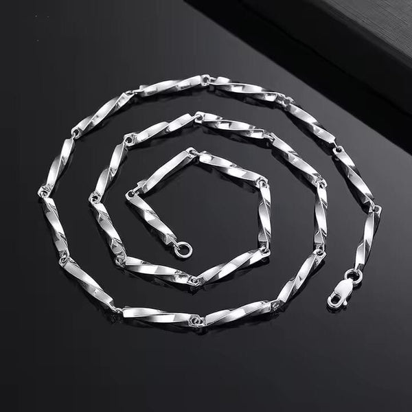 CELESTIAL LINKS - 4mm Chain Pure Stainless Steel 23inch for Men & Boys