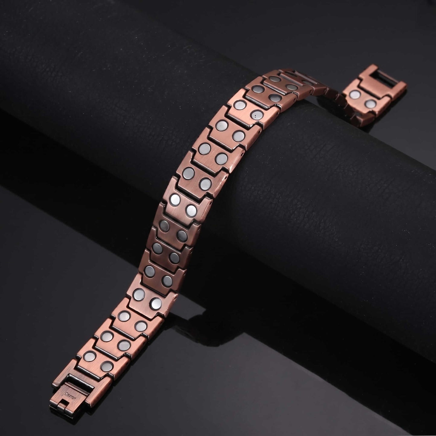 CELTIC CROSS - 16mm Magnetic Copper Bracelet with Open Box Clasps for Men & Boys (8.5 inch) - THE MEN THING