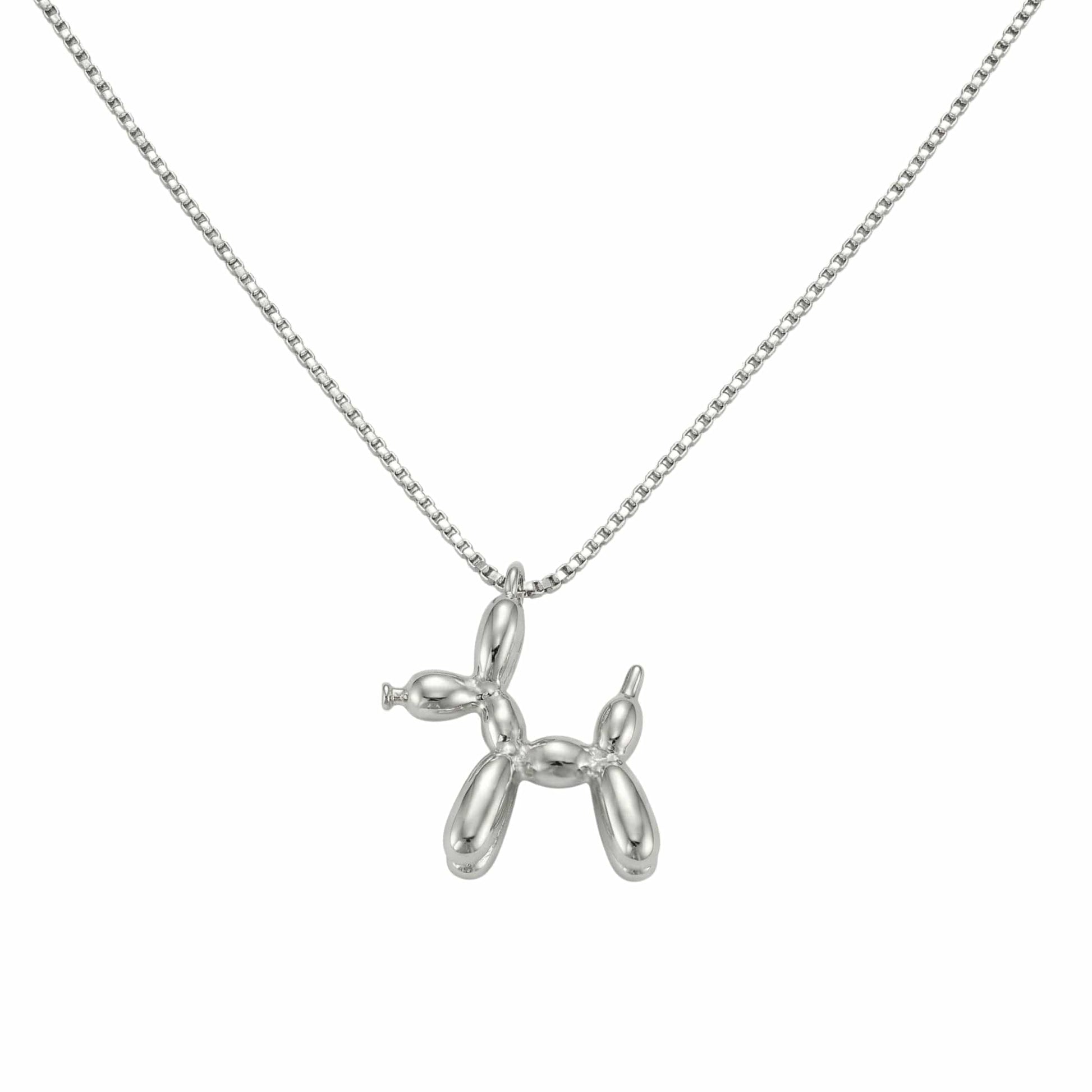 CHROME DOG - 31mm Pure Titanium Steel Pendant with 27inch Round Box 4mm Chain for Men & Boys — SS Pendant/ Necklace for Men | THE MEN THING