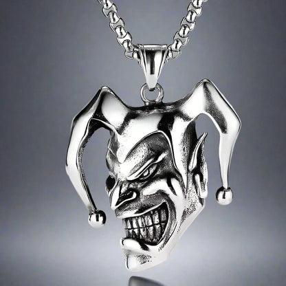 CIRCUS - Alloy Pendant with Pure Stainless Steel 24inch Chain for Men, European trending Style - Round Box Chain for Men & Boy — SS Pendant/ Necklace for Men | THE MEN THING