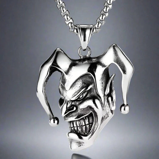 CIRCUS - Alloy Pendant with Pure Stainless Steel 24inch Chain for Men, European trending Style - Round Box Chain for Men & Boy - THE MEN THING