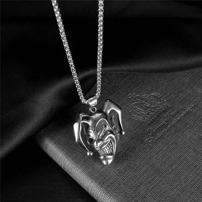 CIRCUS - Alloy Pendant with Pure Stainless Steel 24inch Chain for Men, European trending Style - Round Box Chain for Men & Boy — SS Pendant/ Necklace for Men | THE MEN THING