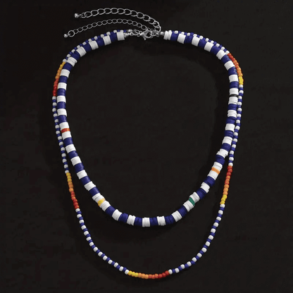 CLAVICLE STYLE BEADS - Multi-Layered Beads Necklace for Men & Boys (17 and 21 inch) - THE MEN THING