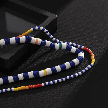 CLAVICLE STYLE BEADS - Multi-Layered Beads Necklace for Men & Boys (17 and 21 inch) - THE MEN THING
