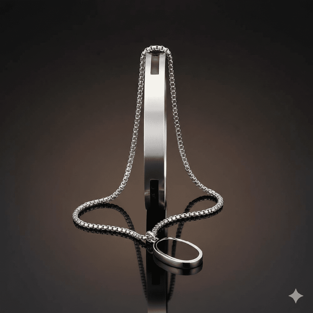 COMBO – Stoic Bracelet + Eclipse Pendant Necklace for Men's - THE MEN THING