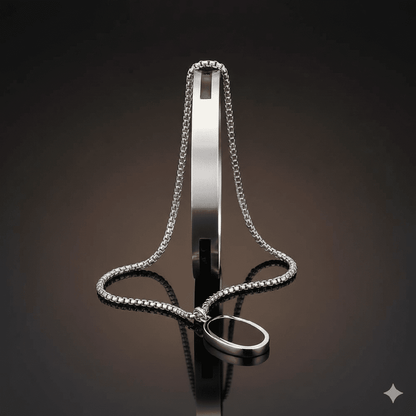 COMBO – Stoic Bracelet + Eclipse Pendant Necklace for Men's - THE MEN THING