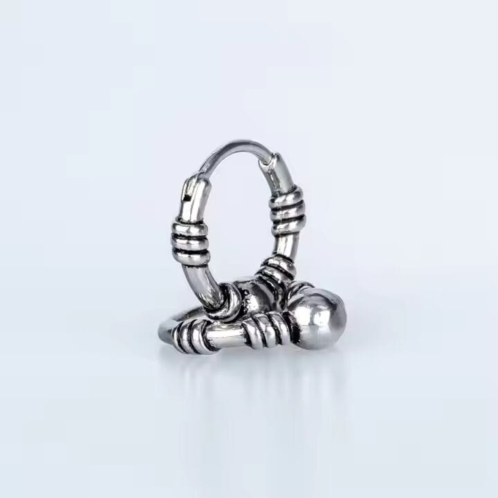 COMET HOOPS - Titanium Steel Hoop Earrings for Men & Boys (2 Pcs) - THE MEN THING