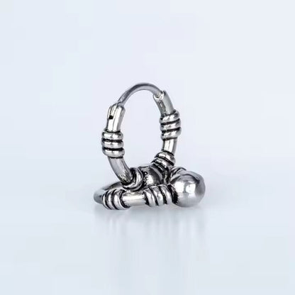 COMET HOOPS - Titanium Steel Hoop Earrings for Men & Boys (2 Pcs) - THE MEN THING