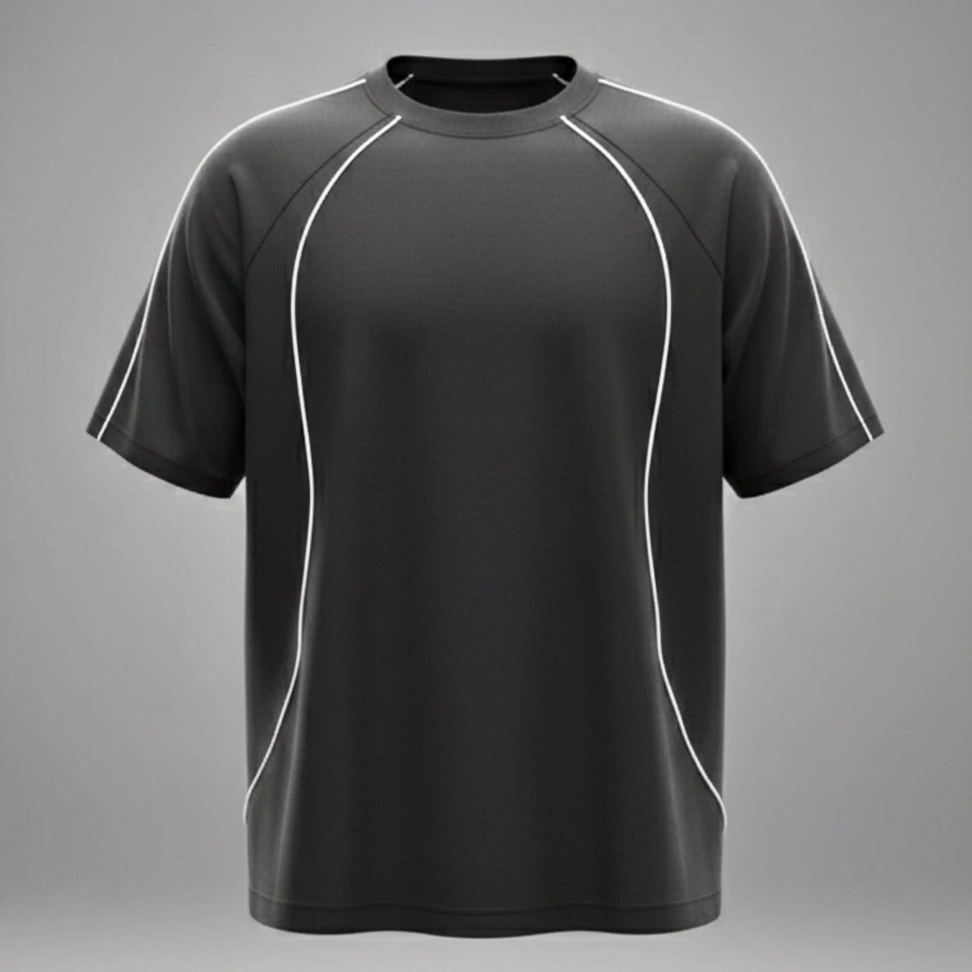 CONTOUR TRACE Oversized T-Shirt – Black — T-Shirt for Men | THE MEN THING