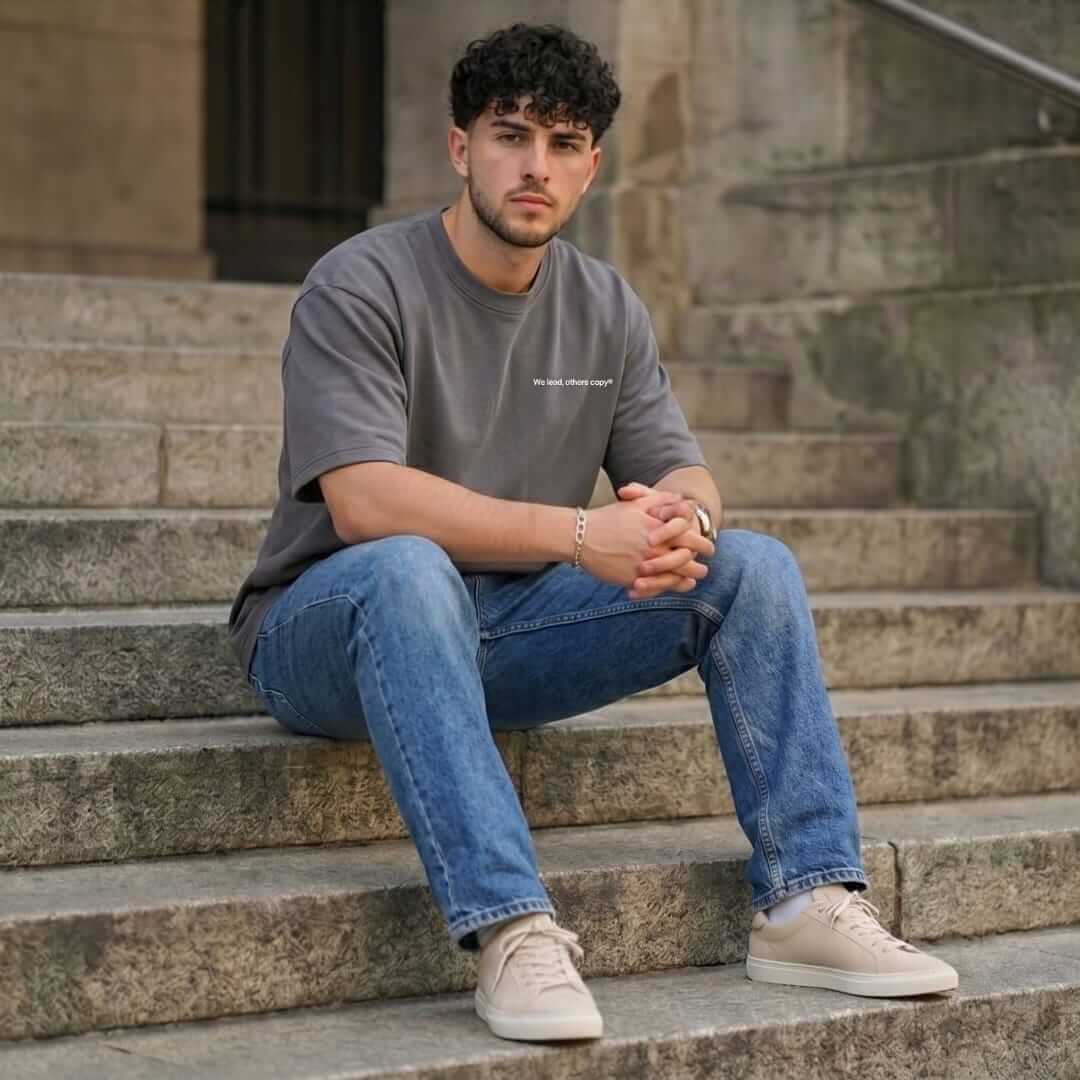 COPYCAT KILLER Oversized T-Shirt - Dark Gray — T-Shirt for Men | THE MEN THING