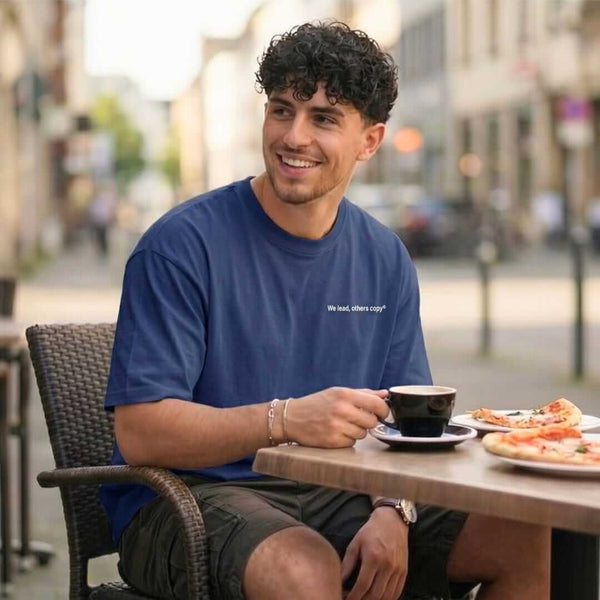 COPYCAT KILLER Oversized T-Shirt - Navy Blue