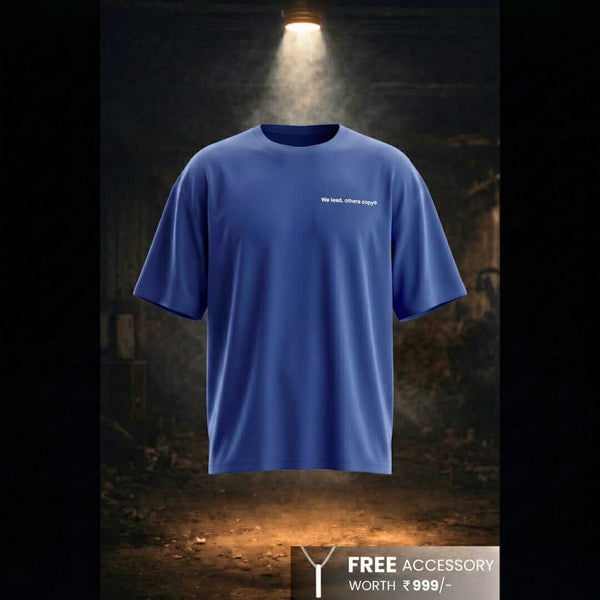COPYCAT KILLER Oversized T-Shirt - Navy Blue
