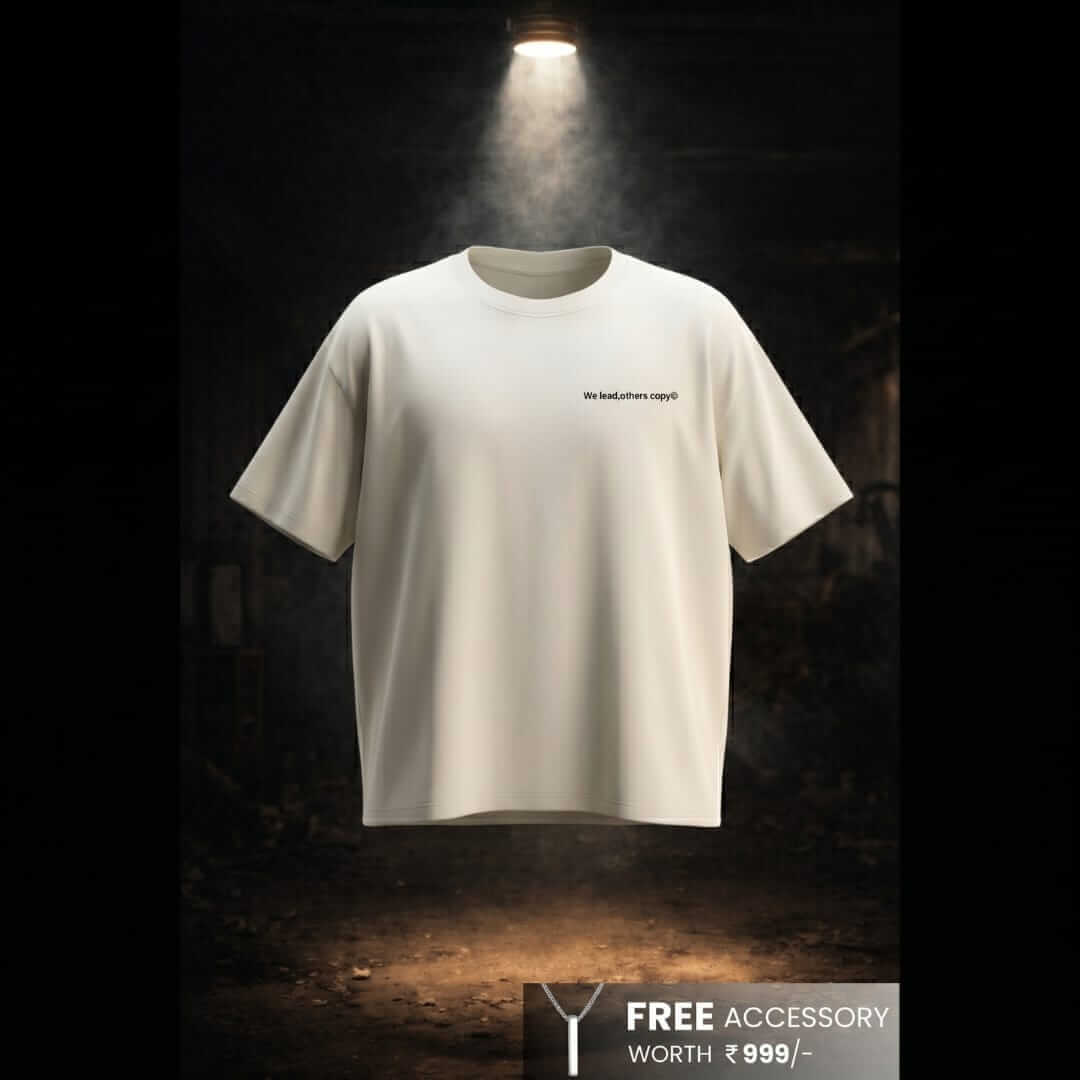 COPYCAT KILLER Oversized T-Shirt - White — T-Shirt for Men | THE MEN THING