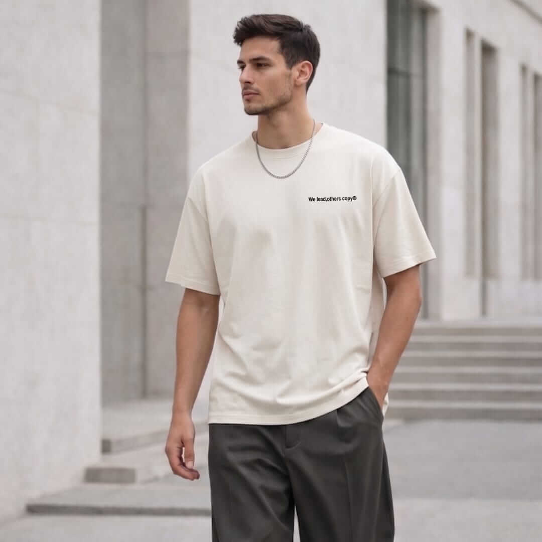 COPYCAT KILLER Oversized T-Shirt - White — T-Shirt for Men | THE MEN THING