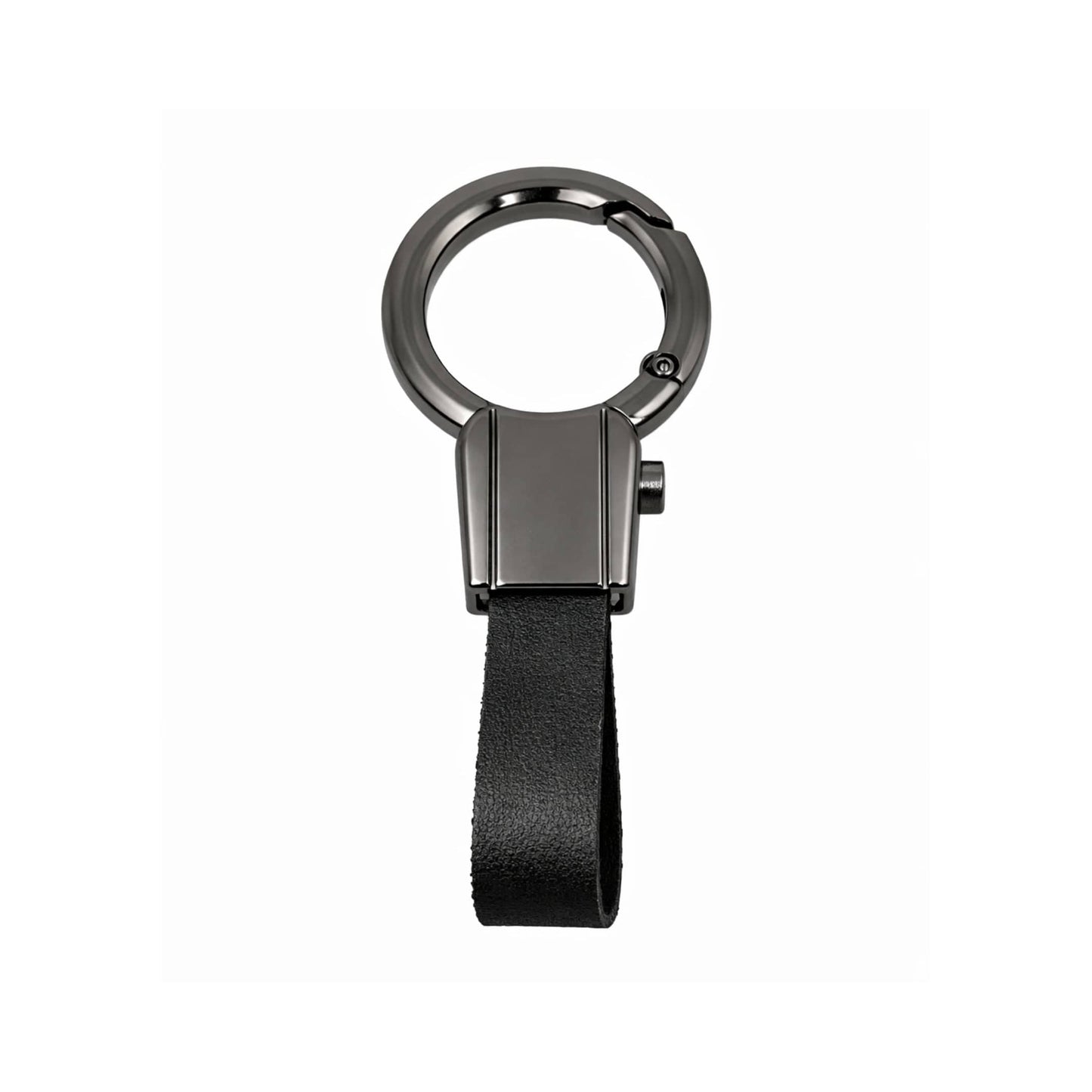 CORE LOOP - BLACK - Stainless Steel Keychain for Men & Boy - THE MEN THING