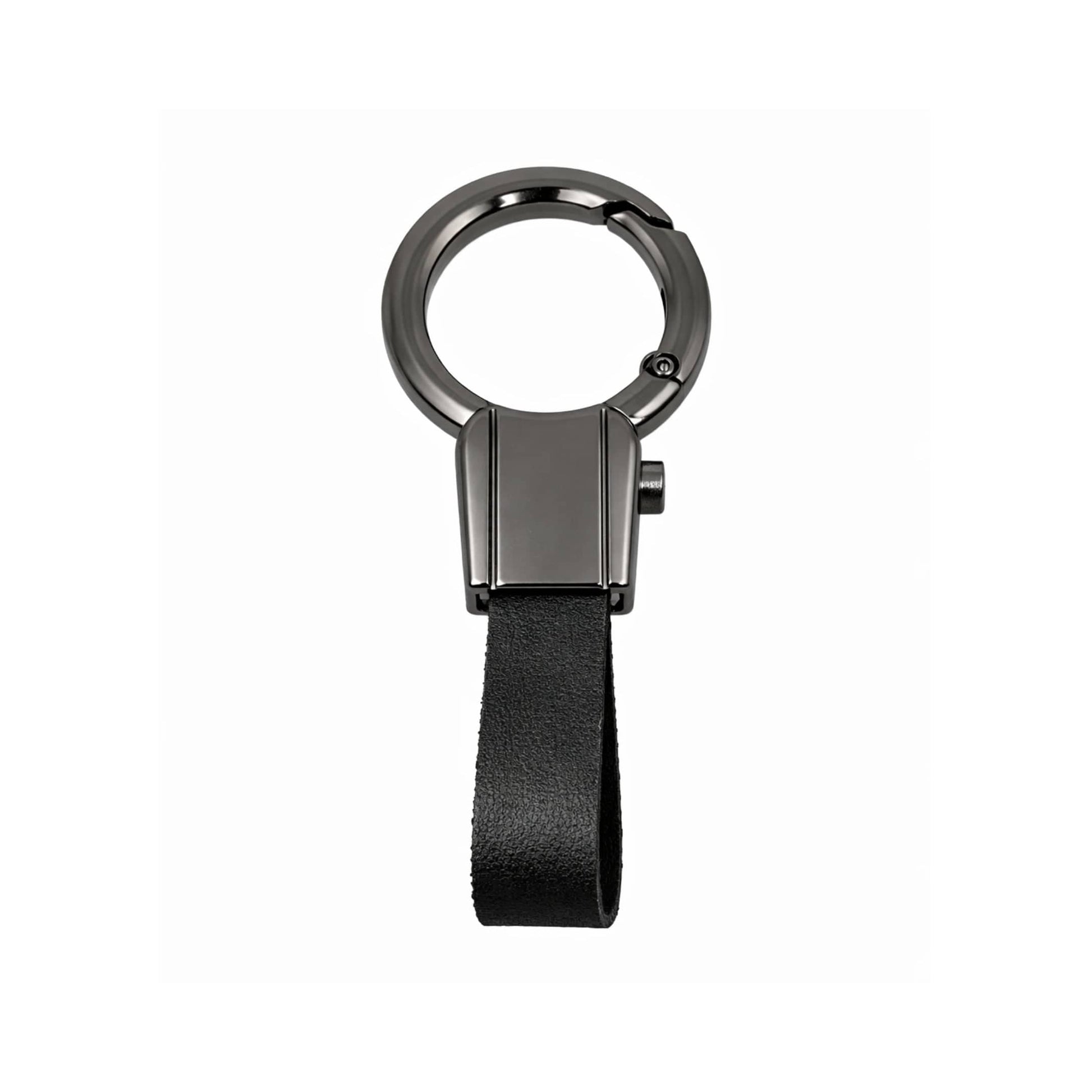 CORE LOOP - BLACK - Stainless Steel Keychain for Men & Boy - THE MEN THING