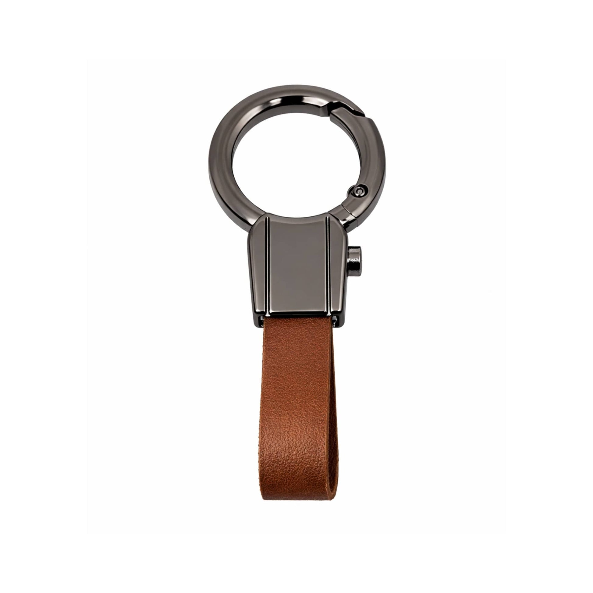 CORE LOOP - BROWN - Stainless Steel Keychain for Men & Boy - THE MEN THING