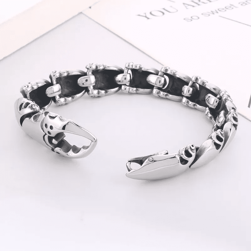 CRABLOCK - 22mm Pure Titanium Steel Bracelet for Men & Boy (8inch) - THE MEN THING