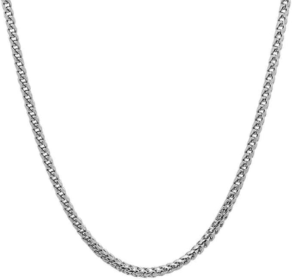 CUBAN CURB LINK CHAIN - 6mm Pure Stainless Steel Chain - 21inch for Men & Boys