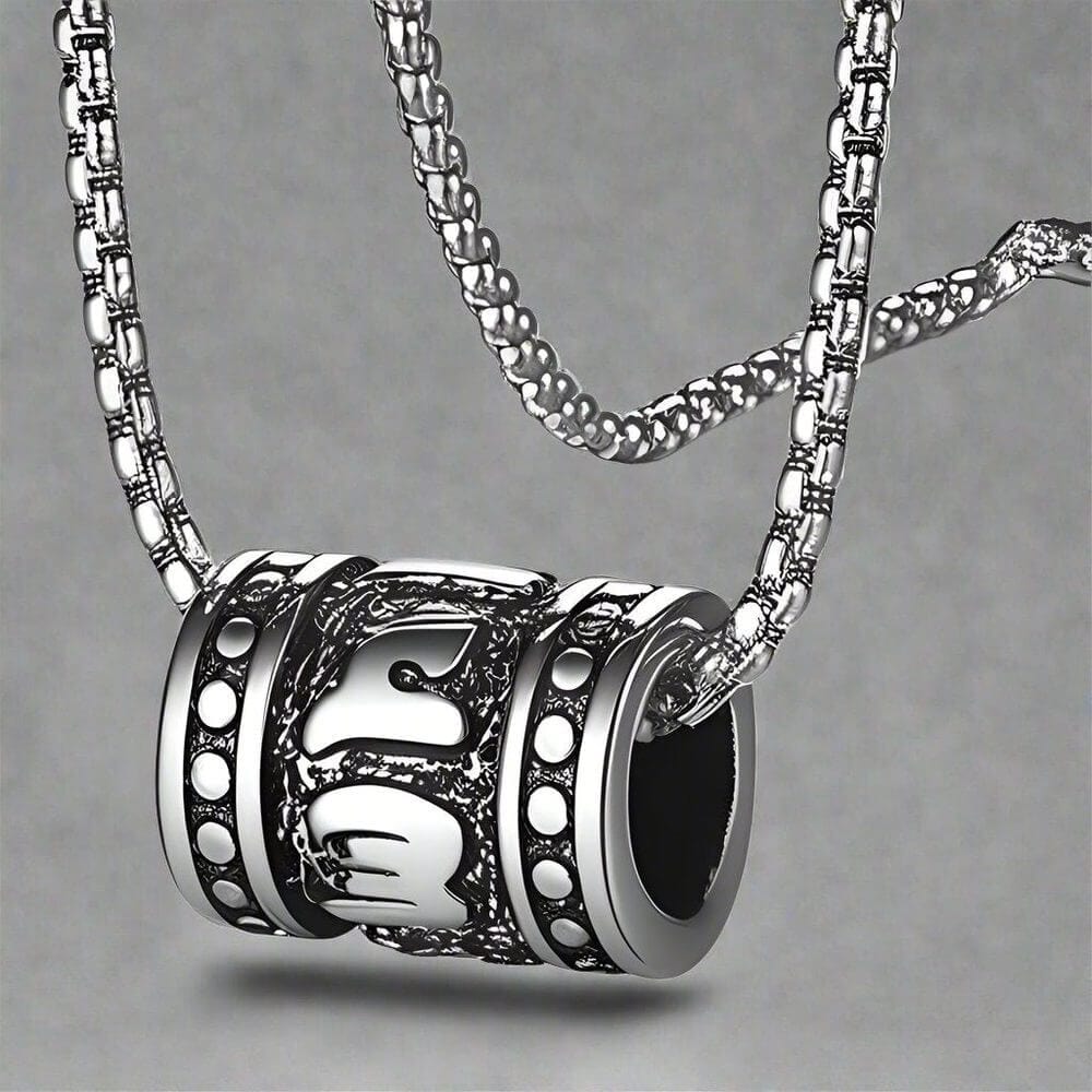 CYL-MANTRA - Alloy Pendant with Pure Stainless Steel 24inch Round Box Chain, American trending Style for Men & Boy - THE MEN THING