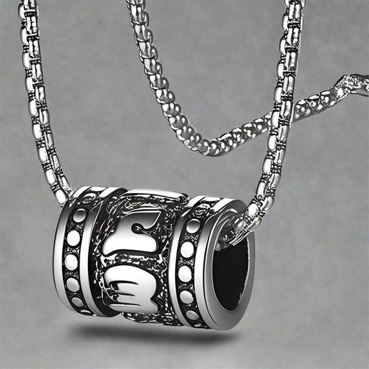 CYL-MANTRA - Alloy Pendant with Pure Stainless Steel 24inch Round Box Chain, American trending Style for Men & Boy - THE MEN THING
