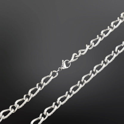 CZAR CURVE - 8mm Chain Pure Stainless Steel 23inch for Men & Boys - THE MEN THING
