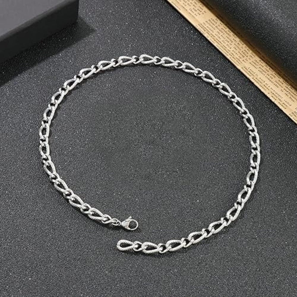 CZAR CURVE - 8mm Chain Pure Stainless Steel 23inch for Men & Boys - THE MEN THING