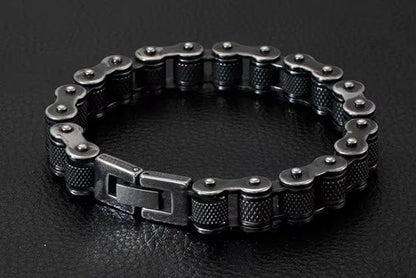 Combo — Knight Mark European Chain × Biker Chain Bracelet | Premium Steel Style Duo - THE MEN THING
