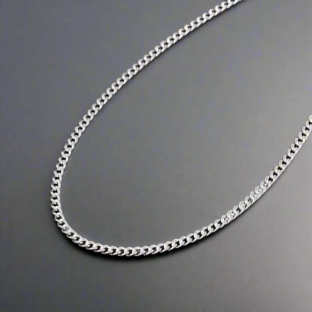 DIAMOND-CUT CUBAN CHAIN - 6mm Pure  Stainless Steel Chain - 21.5inch for Men & Boys - THE MEN THING
