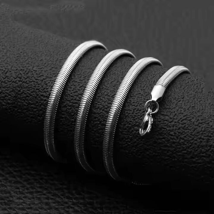 DOMINIX - 5mm Chain Pure Stainless Steel 23inch for Men & Boys - THE MEN THING