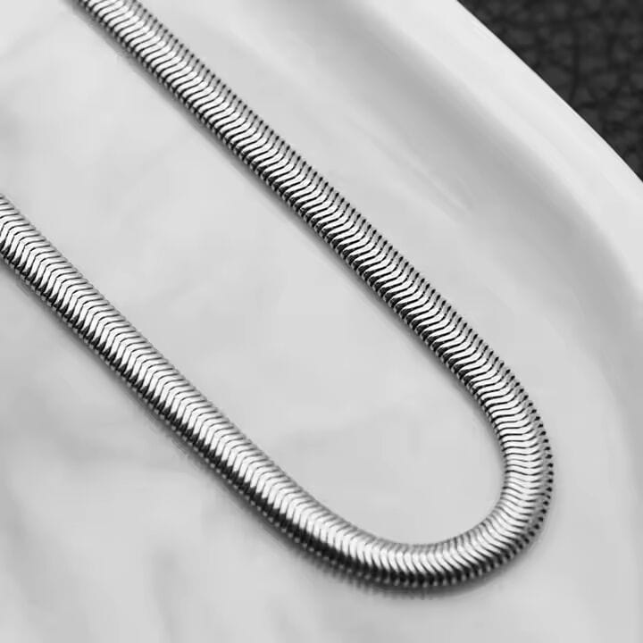 DOMINIX - 5mm Chain Pure Stainless Steel 23inch for Men & Boys - THE MEN THING