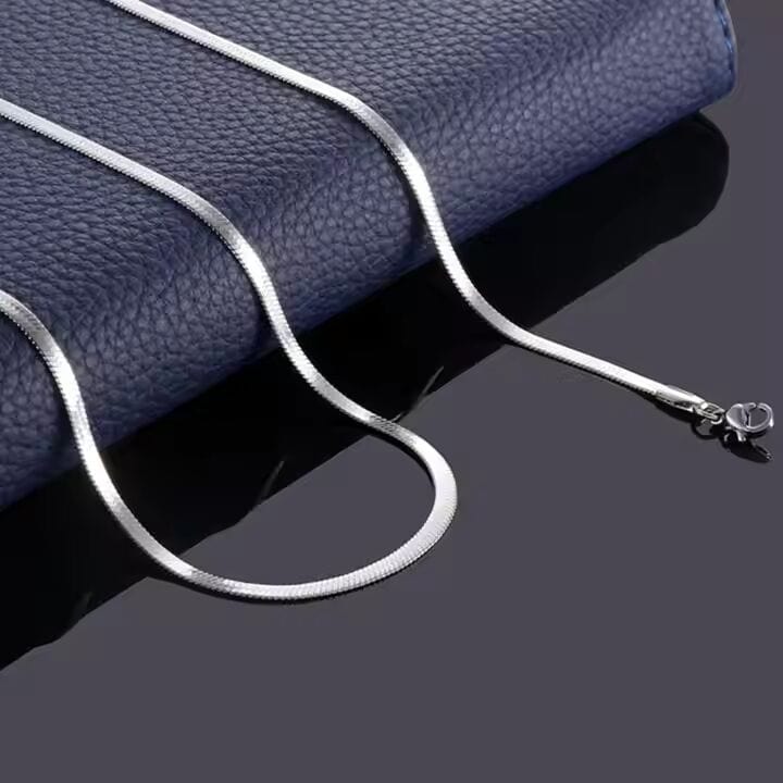 DOMINIX - 5mm Chain Pure Stainless Steel 23inch for Men & Boys - THE MEN THING