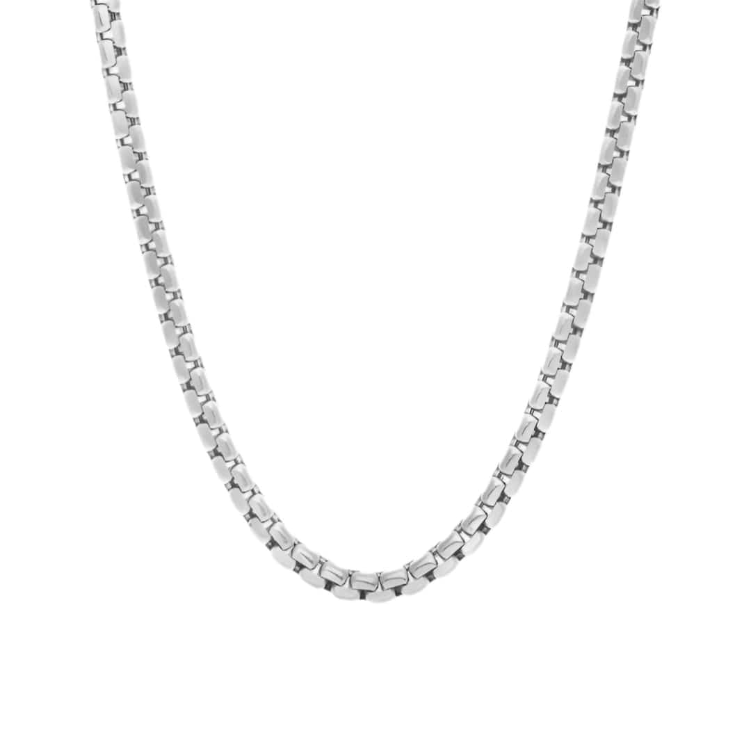 DOMINUS - 6mm Chain Pure Stainless Steel 23inch for Men & Boys - THE MEN THING