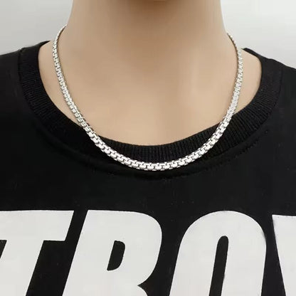DOMINUS - 6mm Chain Pure Stainless Steel 23inch for Men & Boys - THE MEN THING