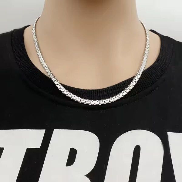 DOMINUS - 6mm Chain Pure Stainless Steel 23inch for Men & Boys
