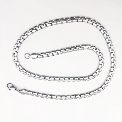 DOMINUS - 6mm Chain Pure Stainless Steel 23inch for Men & Boys - THE MEN THING