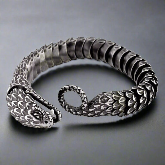 DRACONIS - 14mm Pure Titanium Steel Bracelet, Bracelet with hook buckle for Men & Boy (8inch) - THE MEN THING